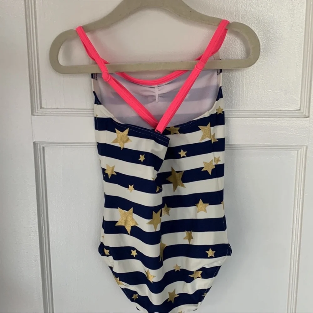 2 Girls Swimsuits Mini Boden and Cat & Jack Size 5/6